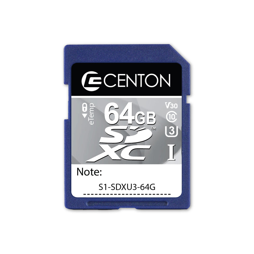 Centon Professional Series SDXC, UHS-I, Class U3