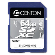 Centon Professional Series SDHC UHS-I Class U3 A1, 64GB