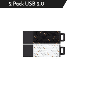 DataStick Pro2 Prints, Metallic Dash Gold White, Metallic Dash Gold Black